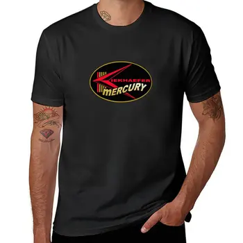Новый БЕСТСЕЛЛЕР - Футболка Kiekhaefer Mercury Merchandise, короткая футболка, одежда в стиле аниме, футболка с графическим рисунком, мужская одежда