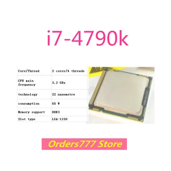 Новый импортный оригинальный процессор i7-4790k 4790k С Двухъядерным Четырехпоточным процессором 1150 3,2 ГГц 65 Вт 22 нм DDR3 DDR4 гарантия качества