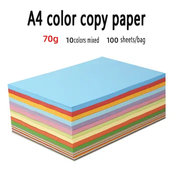 Новый стиль, 70 г красочной бумаги для оригами, копировальная бумага формата А4, бумага для печати, Офисная бумага, бумага для рисования