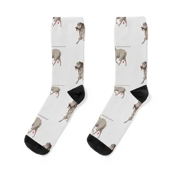 Носки Michael Sheep, хоккейные мужские носки в подарок на Рождество, роскошные женские носки