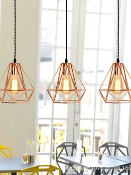 обеденная настольная лампа подвесной светильник потолочный подвесной светильник в индустриальном стиле винтажная лампа-люстра освещение
