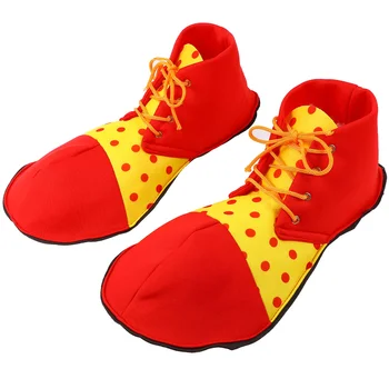 Обувь для костюма клоуна, унисекс, обувь для клоуна, аксессуары для карнавального костюма клоуна для костюмов для карнавала-маскарада (один размер)