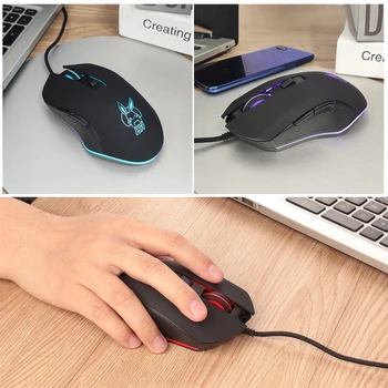 Оптическая компьютерная мышь USB C с функцией Easy для офиса и дома премиум-класса