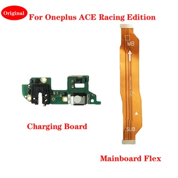 Оригинал для Oneplus ACE Racing Edition Порт USB-док-станции для зарядки, разъем для микрофона, датчика, платы, гибкий кабель материнской платы