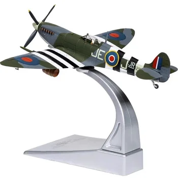 Отлитый под давлением истребитель Spitfire Королевских ВВС в масштабе 1: 72, имитирующий сплав, готовая модель самолета, коллекция подарочных игрушек