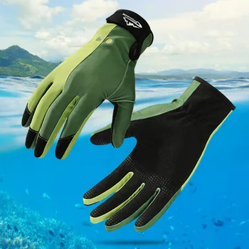 Перчатки для подводной охоты, Портативные перчатки для подводного плавания, Легкие эластичные перчатки с защитой от царапин, Удобное снаряжение для водных видов спорта.