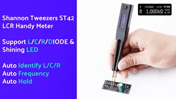 Пинцет Shannon ST42-Lite Умный цифровой портативный SMD LCR D & LED тестер, Инструмент для отладки и ремонта OLED-дисплея