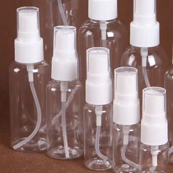 пластиковый ПЭТ Пустой флакон-распылитель 10/20/30/50/100 мл, многоразовый контейнер, портативный прозрачный для путешествий, кемпинга, розлива в бутылки