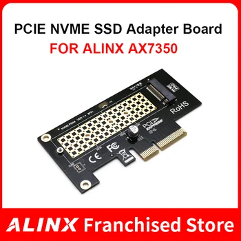 Плата адаптера SSD-накопителя ALINX PCIE NVME, Поддерживающая плату FPGA AX7350