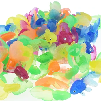 Подарки Colorfor Детские Мини-Плавательные Пляжные Игрушки Моделирование Золотая Рыбка Украшение Аквариума Детские Игрушки Для Ванны Детские Игрушки