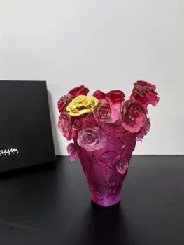 Подвеска в виде хрустальной вазы для цветов H23cm