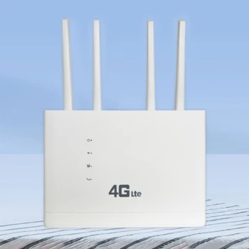 Подключаемый Wi-Fi маршрутизатор США/ ЕС, сетевой модем 150 Мбит /с, внешняя антенна, SIM-карта, беспроводной маршрутизатор 4G, 4 сетевых порта для домашнего офиса