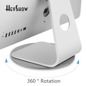 Подставка-док-станция из алюминиевого сплава для Apple, Универсальная Подставка Для диска Монитора компьютера, Нескользящий Ноутбук, Ноутбук, Вращение на 360 градусов