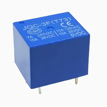 Полностью новый оригинальный JQC-3F (T73) оснащен пятиконтактным реле частоты прямого шага T73 24 В постоянного тока DC5/оптическое/24 В