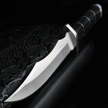 Походный нож XUAN FENG для кемпинга, нож для выживания высокой твердости, Охотничий Прямой нож ручной работы, Тактический Спасательный нож