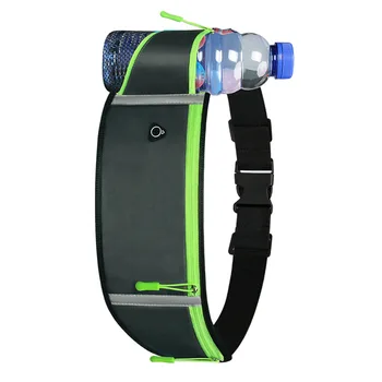 Поясная сумка для мужчин и женщин, светоотражающая ультралегкая поясная сумка с сумкой для бутылки с водой для путешествий, езды на велосипеде