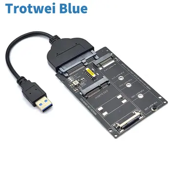 Превратите ваши твердотельные накопители M.2 и mSATA в портативный накопитель с помощью этого USB-SSD-адаптера