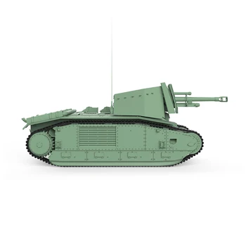 Предварительная распродажа 7! SSMODEL 35664 V1.7 1/35 Комплект 3D-моделей из смолы Франция 105 Самоходное орудие leFH18B2