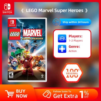 Предложения игр Nintendo Switch - LEGO Marvel Super Heroes - Физическая карта игрового картриджа для Nintendo Switch Oled Lite