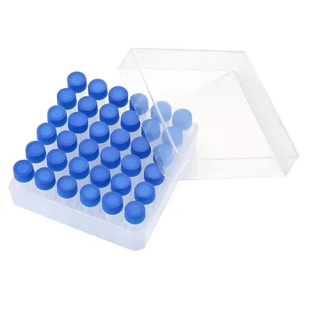 пробирки по 5 мл, прозрачные центрифужные пробирки, контейнер для лабораторных школьных принадлежностей для экспериментов с ящиком для хранения