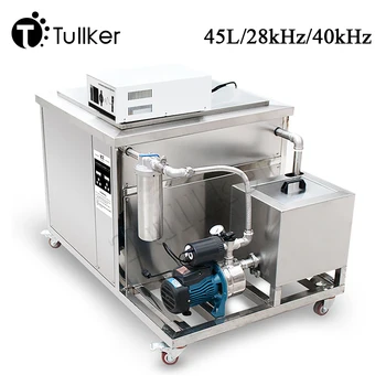 Промышленный ультразвуковой очиститель Tullker, 38-литровый фильтр, пресс-формы для автозапчастей, ультразвуковая машина для чистки ванны, Карбоновая материнская плата, Лабораторная мойка