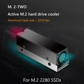 Радиатор твердотельного жесткого диска M.2 SSD PCI-E NVMe M2 2280 для настольных компьютеров
