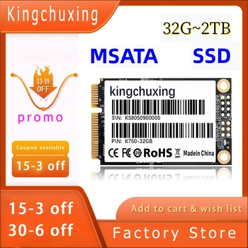 Рекламный Kingchuxing SSD MSATA SSD 2 ТБ Твердотельный Диск 1 ТБ 512 ГБ 256 ГБ 128 ГБ Жесткий Диск для Ноутбуков Ноутбук SSD