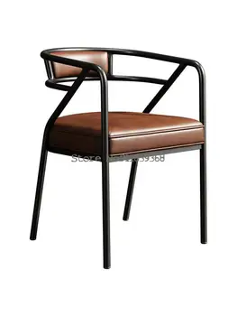 Роскошный обеденный стул Nordic Light, домашний стул с сетчатой красной спинкой, стул для отдыха, Современный офисный стул для ресторана, отеля, отеля Iron Art