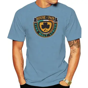 Рубашка House Of Pain С логотипом Ирландского рэпа в стиле Хип-Хоп, Мужская Черная футболка из 100% хлопка S-Xxl, Футболка Большого роста