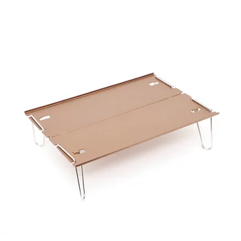 Складной стол для кемпинга из алюминиевого сплава Портативный стол для барбекю для пеших прогулок и пикника на открытом воздухе Портативный складной стол 2023
