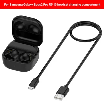 Сменная Зарядная Коробка для Samsung Galaxy Buds 2 Pro SM-R510 Bluetooth Беспроводные Наушники Зарядное Устройство Чехол 600 мАч USB Порт Подставка