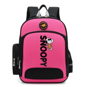 Снупи студенческий школьный рюкзак для мальчиков и девочек, сумка через плечо, уменьшающая нагрузку, детская школьная сумка, легкая сумка через плечо и сумочка