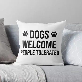 Собаки приветствуются, люди допускаются, Набрасывают подушки на диваны, чехлы для диванов в клетку, наволочка для дивана