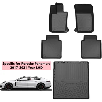 Специально Подобранный для Porsche Panamera Автомобильный Коврик Для интерьера Из TPE, специально Предназначенный для Porsche Cayenne Macan Coupe