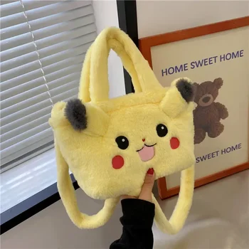 Сумка-мессенджер TAKARA TOMY Pokémon, сумка через плечо для девочек, женская сумка для хранения с милым Пикачу из мультфильма