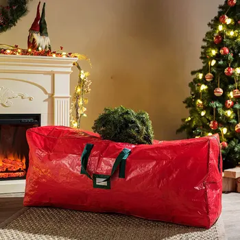 Сумки-органайзеры для хранения рождественской елки Водонепроницаемая сумка для хранения рождественской елки, защищенная от насекомых, Рождественская сумка для хранения пыли