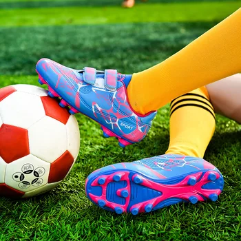 Трендовая футбольная обувь, детская обувь со сломанными ногтями, футбольная обувь для школьников, спортивная обувь для занятий спортом на открытом воздухе, обувь для тренировок с длинными ногтями