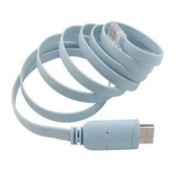 Удлинитель USB RJ45 Консольный Кабель USB к Чипу RJ45 PL2303 + Переключатель Уровня RS232 Для Адаптеров Мобильных Маршрутизаторов Cisco H3C HP