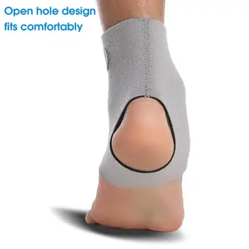 Удобная Регулируемая на ощупь подставка для голеностопного сустава, защитная накладка для ног для баскетбольного голеностопного сустава, ремешок для обертывания лодыжки