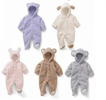 Унисекс, комбинезоны с животными, комбинезон для малышей и малышей - очаровательная и теплая одежда для новорожденных девочек