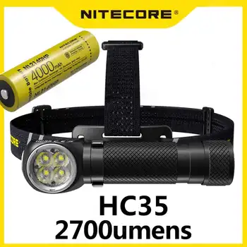 Фары NITECORE HC35 на 2700 люмен, в комплекте с аккумулятором емкостью 4000 мА