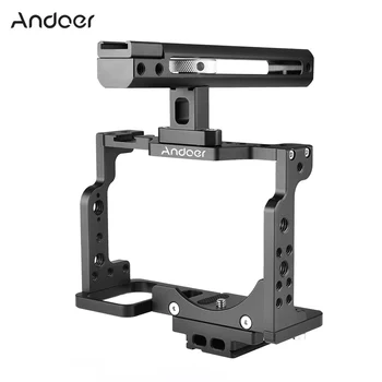 Фотокамера Andoer C15-B Cage + Комплект Верхней ручки Из Алюминиевого Сплава с Креплением 