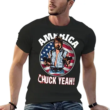 Футболка America Chuck Yeah Active, футболки на заказ, создайте свои собственные пустые футболки, футболки для мужчин с рисунком