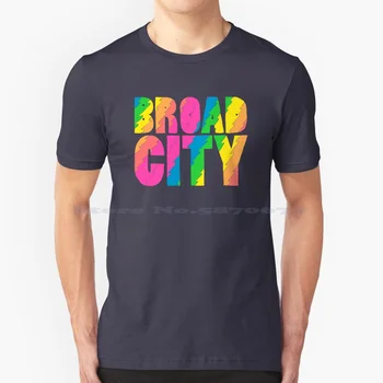 Футболка Broad City из 100% хлопка с логотипом Comedy Central Cc Broad City