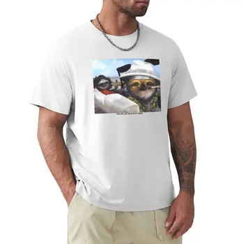 Футболка Fear and Loathing in Sloth Vegas, летняя одежда, футболка для мальчика, футболки для мужчин, упаковка