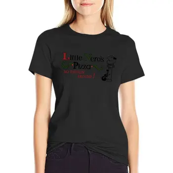 Футболка Little Nero's Pizza с коротким рукавом, Аниме-футболка, женские однотонные футболки для женщин