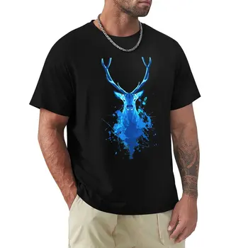 Футболка Magic Deer t-Shirt man kawaii clothes slim fit футболки для мужчин