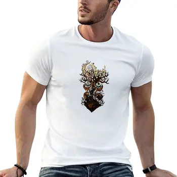 Футболка Opeth Tree, пустые футболки, футболка с коротким рукавом, забавные футболки, футболки-тройники, мужская одежда