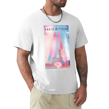 Футболка Paris Lover, индивидуальная блузка для тяжеловесов, мужские забавные футболки