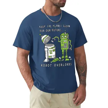 Футболка Robot Earth для мальчиков, футболки с животным принтом, графические футболки, одежда хиппи, мужские графические футболки, аниме